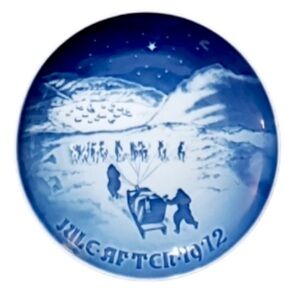 Bing & Grondahl Christmas Plate Christmas in Greenland 1972